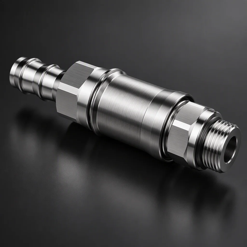 UQD08 coupling pair, 1/2 inch bore (generated image)